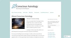 Desktop Screenshot of consciousastrology.com