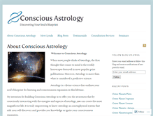 Tablet Screenshot of consciousastrology.com